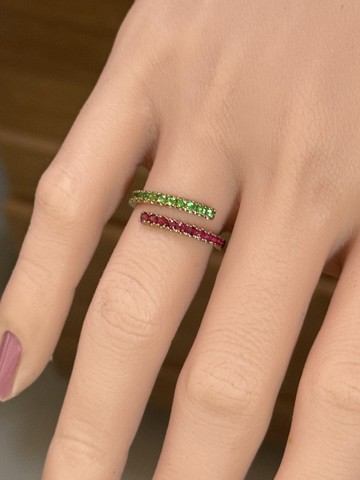 簡約設計戒指 天然紅寶石戒指 泰國精緻珠寶手工製作 925 純銀