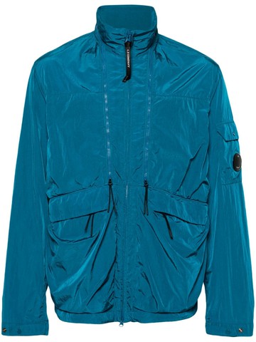 C.P. Company - Chrome-R Lens-detailed windbreaker - men - Polyamide/Polyamide - 52 - Blue