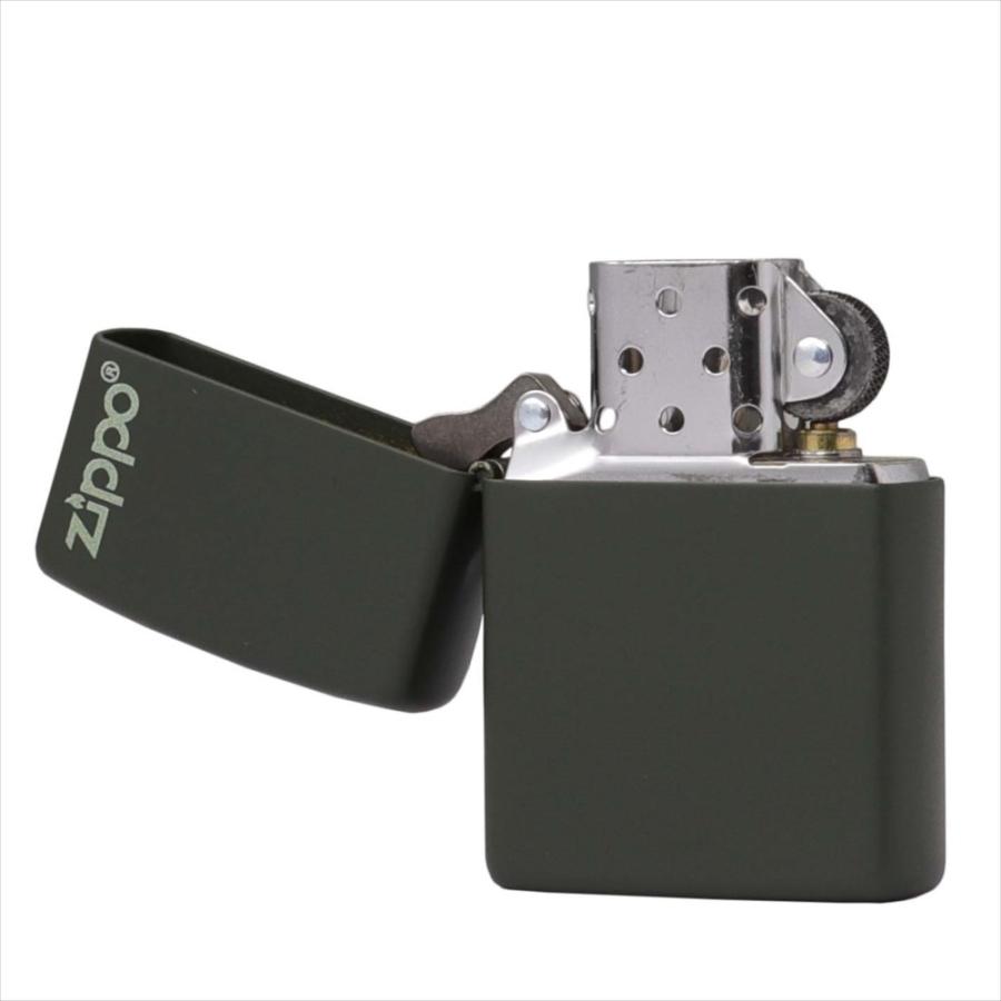 ZIPPO ジッポー ライター ロゴ レギュラー 221zl グリーン