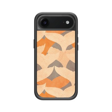 iPhone Air Mod NX -邊框背蓋組合 (相機按鈕) 黑 - 花生騷 WasangShow - 鯨尾蜜桃款