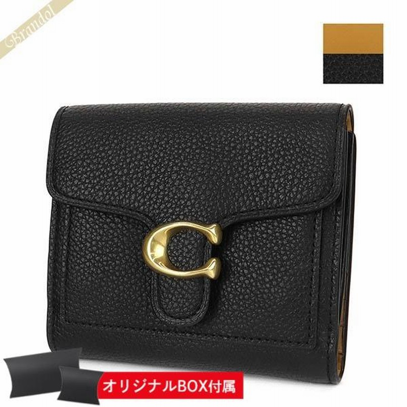 P5倍_28日23:59まで》コーチ 二つ折り財布 COACH 財布 レディース Cバックル レザー ブラック 76527 B4/BK |  LINEショッピング