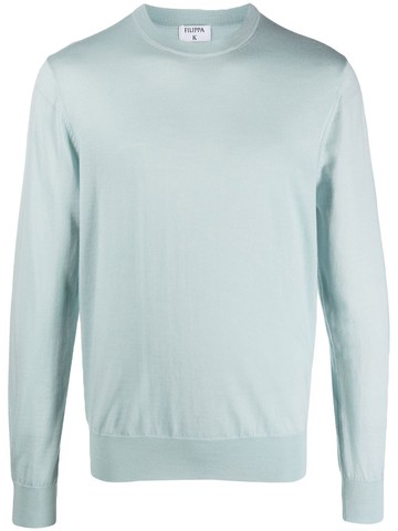 Filippa K - crew neck merino sweater - men - Merino - XS - Blue