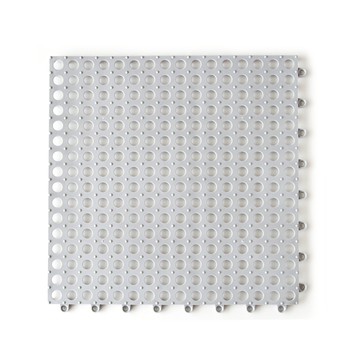 【36入組】無毒橡膠浴室拼接地墊 銀灰