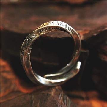 蓮魚山 披頭士 let it be Stam - Twisted Ring 925純銀信仰戒指