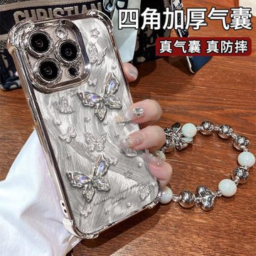 閃鉆蝴蝶適用oppoa15手機殼新款oppoa11全包OPPOA9硅膠oppoa5輕奢oppoa3時尚oppoA1高級女oppoK12x防摔保護套