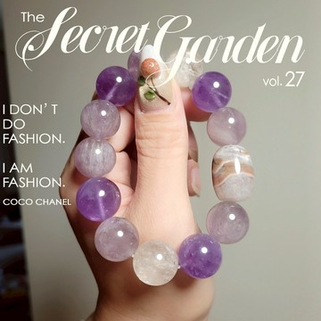 ⭕原創設計手串⭕16咪 紫水晶 紫兔毛 極光瑪瑙 白幽靈 水晶手串 生命靈數手串 水晶手鍊 水晶手珠 男生手串 女生手串