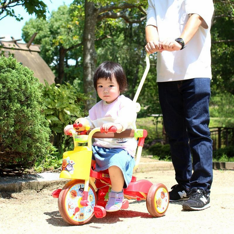 アンパンマン手押し三輪車-