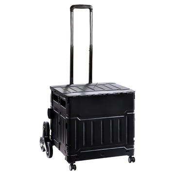 摺疊手推車 75L(爬坡) YN8803 尺寸44*39*93  黑色  1個