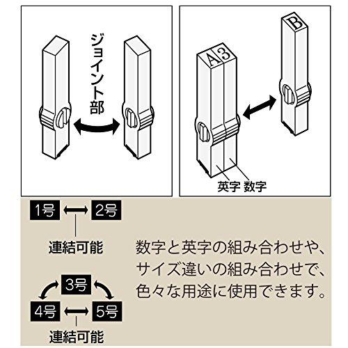 コクヨ エンドレススタンプ 英字セット 5号 IS-205