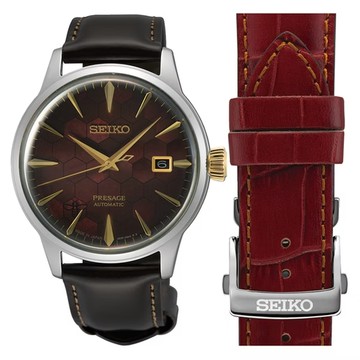 SEIKO PRESAGE 台灣限量 調酒師 石榴蜂蜜調酒 機械腕錶 錶 手錶 送禮 (4R35-01T0R/SRPL21J1)