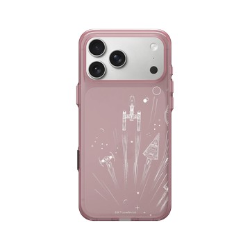 iPhone 17 Pro Max Clear (相機按鈕) 晶醺玫 - 迪士尼-星際大戰 Star Wars - POP全載具1-白