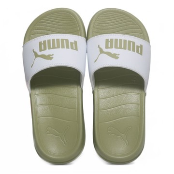 PUMA 拖鞋 POPCAT 20 白 抹茶底 情侶 男女 37227942