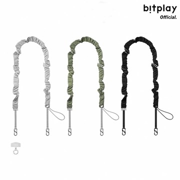 【bitplay】圈圈反光背帶(含掛繩通用墊片)/全三色圈圈 背帶 手機背帶 伸縮背帶 方便攜帶/大腸圈/包袋背繩