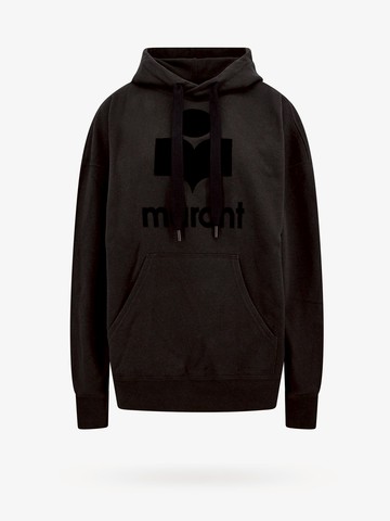 Mansel cotton sweatshirrt with flocked logo - MARANT ETOILE - gender_Woman