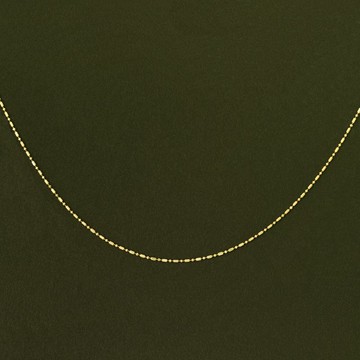 10K 黃金球鏈頸鍊