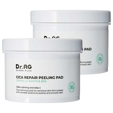 Dr.Ag 積雪草舒緩爽膚棉 深層清潔 鎮靜肌膚 敏感肌適用 低刺激去角質 日常清潔補水  60片  2罐