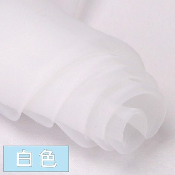 褪色白紗純色紗婚慶布料透明材料紗艷麗不紗網薄紗蕾絲網硬柔軟