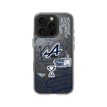 iPhone 16 Pro Clear Case（相機按鈕） 透明 - Alpine - Graffiti