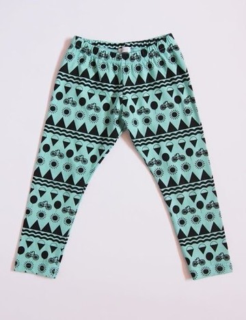 2014 春夏 Picnik 滿版陽光&腳踏車 legging