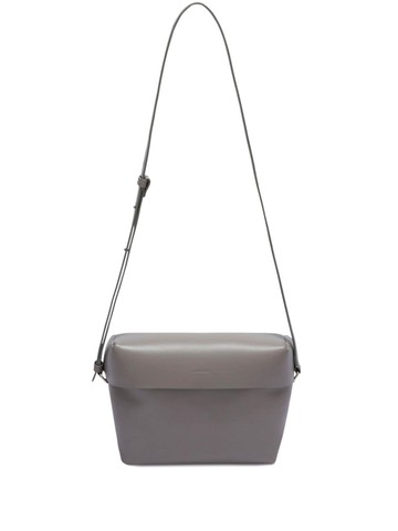 Jil Sander - logo-debossed foldover shoulder bag - men - PBV/Polyvinyl Nitrate (PVN) - One Size - Grey