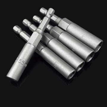 電動批頭電鉆六角風批套筒頭加深加深氣動螺絲套筒頭六角螺母扳手