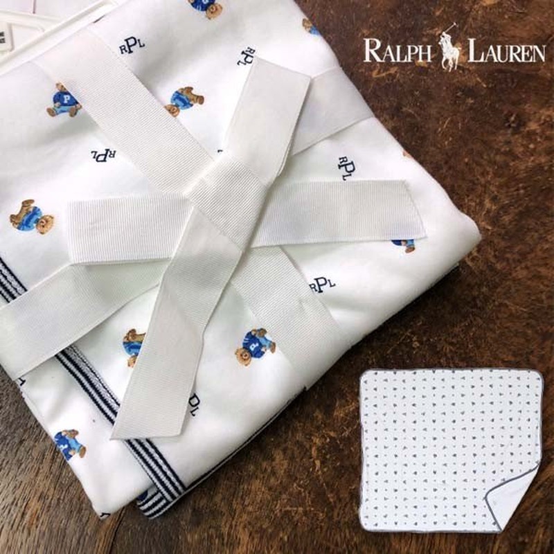 ポロ ラルフローレン 【POLO RALPH LAUREN】BLANKET ベビー 男の子 ブルー ベアー くま コットン 薄手ブランケット 出産祝い  ギフト プレゼント キッズ 通販 LINEポイント最大0.5%GET | LINEショッピング