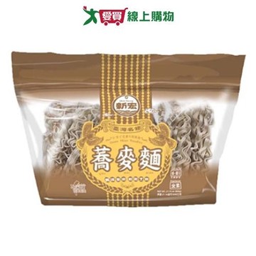 新宏蕎麥關廟麵600g【愛買】