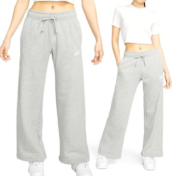 Nike AS W NSW CLUB FLC MR PANT WIDE 女款 灰色 棉褲 運動 長褲 FB2728-063