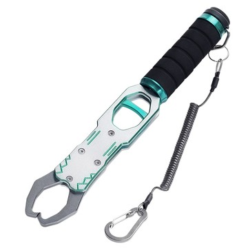 剪鉗 控魚器 帶稱控魚器 鋁合金旋轉卸力控魚器 多功能夾魚器 大物路亞夾魚鉗