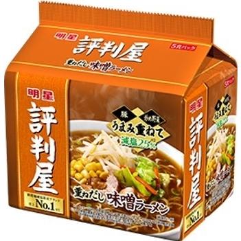 明星食品 評判屋 重ねだし味噌ラーメン 5食×6入