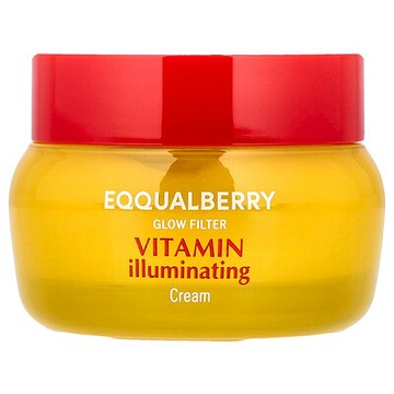 EQQUALBERRY, Glow Filter，維生素煥亮保濕霜，1.69 液量盎司（50 毫升）
