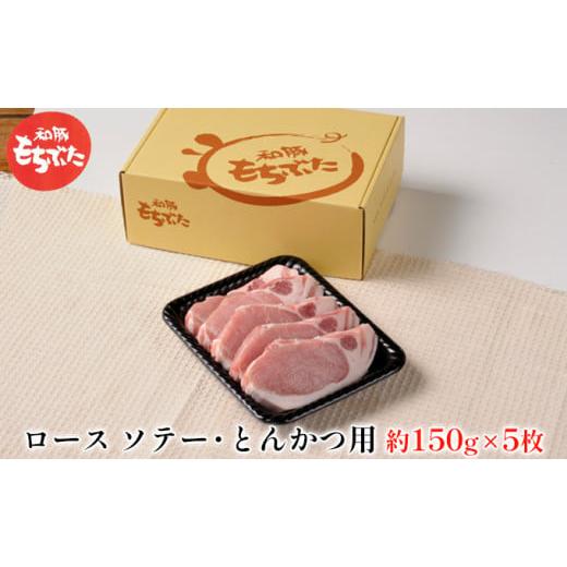 ふるさと納税 宮城県 大河原町 『もちぶた』ロース ソテー・とんかつ用 約150g×5枚