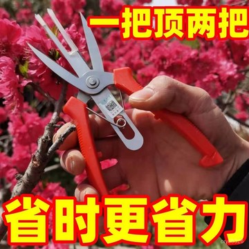 🔥免運🔥臺灣出貨📣園林農用疏花剪刀疏果雙口剪不銹鋼煅打蘋果樹梨樹果樹花市果農幫