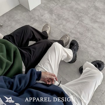 【APPAREL】機能棉綸格紋面料下腳抽繩長褲 尼龍長褲 尼龍風褲 尼龍褲 穿搭長褲