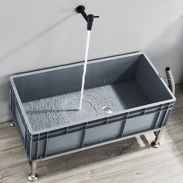 優樂悅~加長拖把池洗拖布地盆落地式墩布池容量大面積清潔拖地專用清洗池