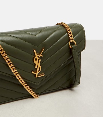 Saint Laurent Cassandre Envelope leather wallet on chain