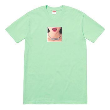Supreme SS18 Necklace Mint Tee