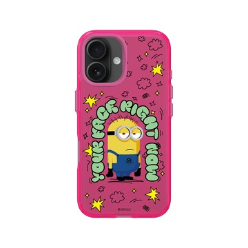 iPhone 16 Clear 粉漾桃 - Minions - Minions - Your Face Right Now