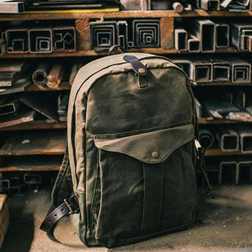 旅行重磅男女通用書包油蠟帆布