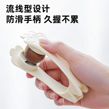 🛒台灣24h🌳猫爪板栗开口器板栗夹十字锯齿坚果剥壳器核桃夹家用去壳钳工具