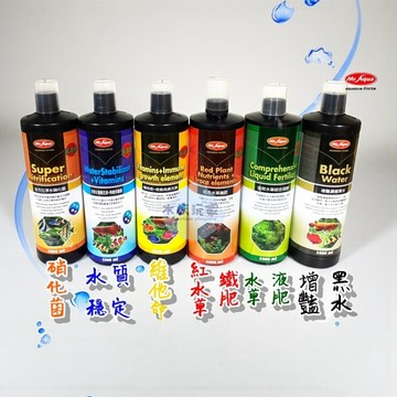 Mr.Aqua 水族先生 水質穩定劑 硝化菌 維他命 增豔黑水 紅色水草鐵肥 水草綜合液肥 成長元素 魚缸添加劑