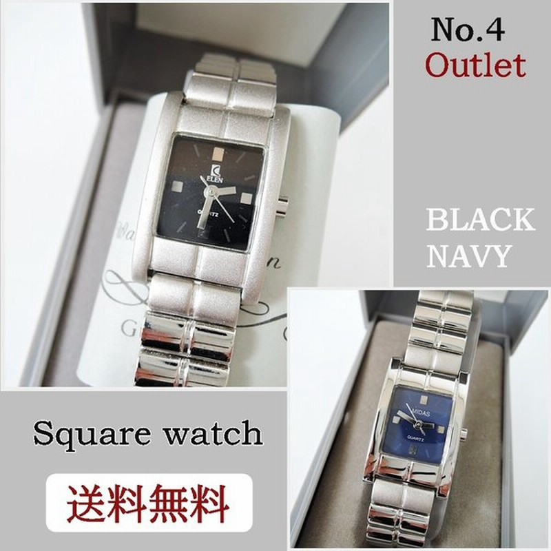 腕時計 レディースウォッチ レディース 時計 レディーススクエアステンレスウォッチ カジュアル時計 レディース時計 ビジネス時計 No 4 通販 Lineポイント最大0 5 Get Lineショッピング