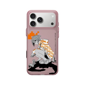 iPhone 17 Pro Max Clear (相機按鈕) 晶醺玫 - KKSI x Mitsume - 廢墟少女末日視角