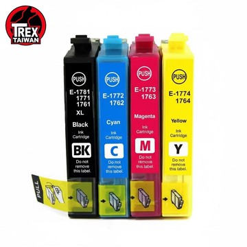 【T-REX霸王龍】EPSON 177系列組合 相容 副廠墨水匣 組合包