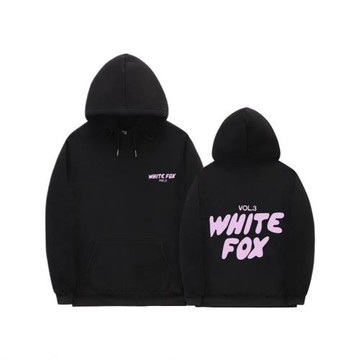 2025新款歐美女式連帽衛衣WHITEFOX3季周邊 字母印花衛衣潮牌