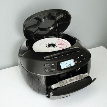 【物美價廉】多功能cd磁帶一體機錄音機復讀機磁帶機英語學習收錄機cd播放機器