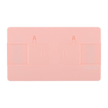 ST One 防觸電插座安全蓋 馬卡粉 3M防水背膠 輕鬆安裝  1個  13 x 7.5cm