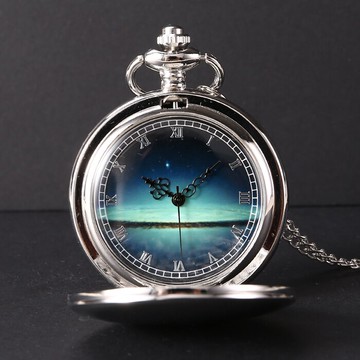 石英懷表潮流個性星空羅馬月亮中學生大號翻蓋梵高字面男女簡約表