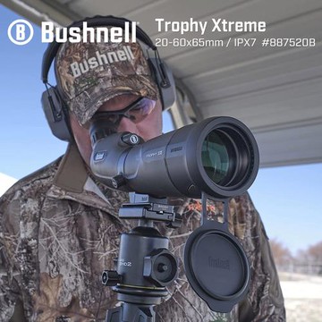 【美國 Bushnell】Trophy Xtreme 極限錦標 20-60x65mm 專業級賞鳥型單筒望遠鏡 傾角型 887520B