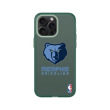 iPhone 15 Pro Max Clear 憂墨綠 - NBA - Logo-曼斐斯灰熊 Memphis Grizzlies